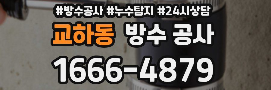 교하동 방수 공사