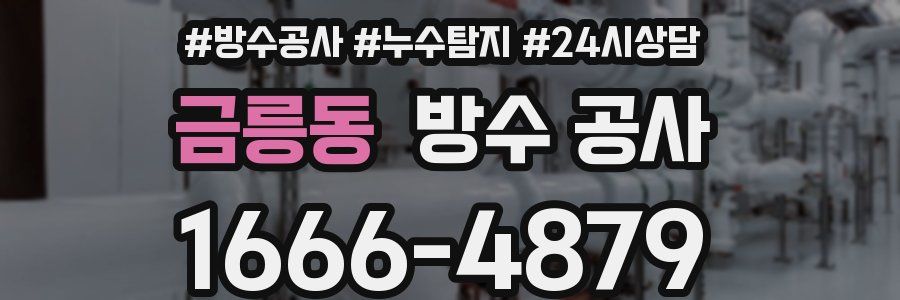 금릉동 방수 공사