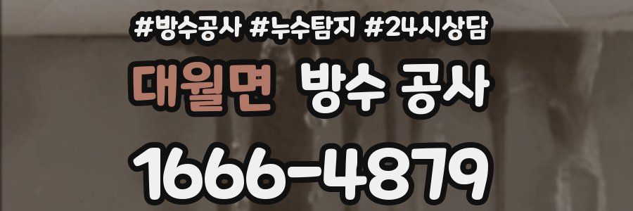 대월면 방수 공사