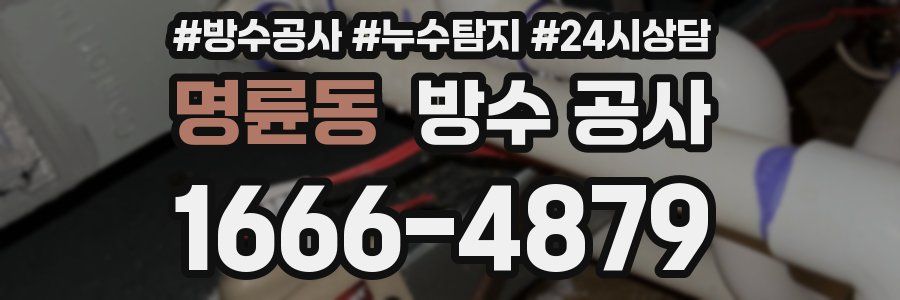 명륜동 방수 공사