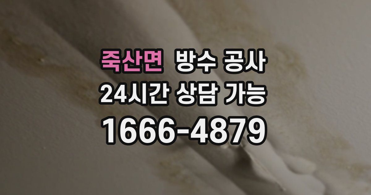 죽산면 누수탐지