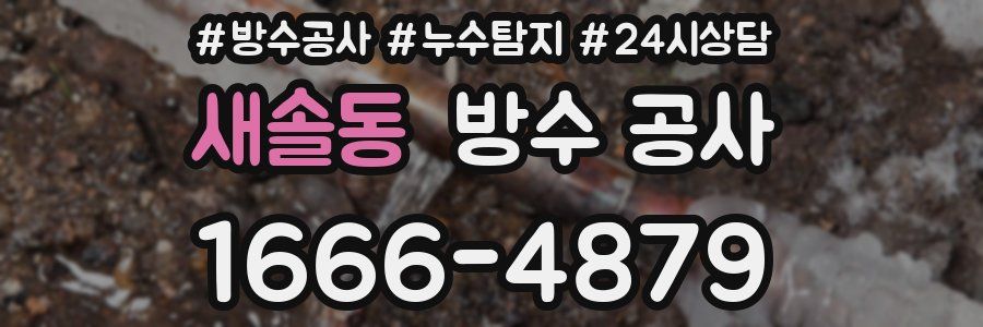 새솔동 방수 공사