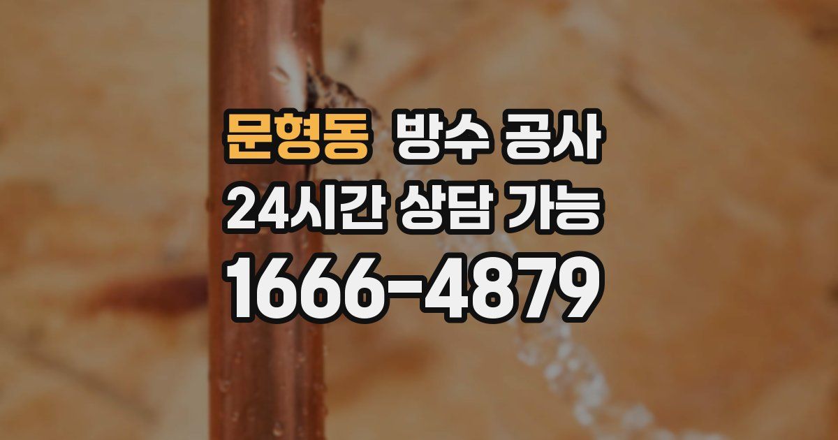 문형동 누수탐지