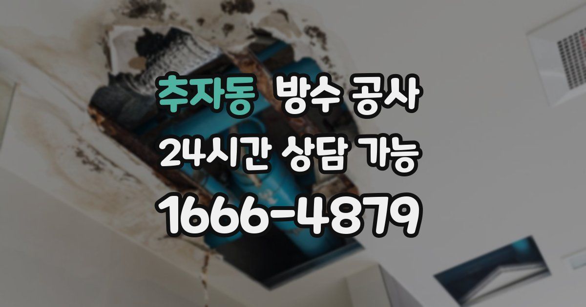 추자동 누수탐지