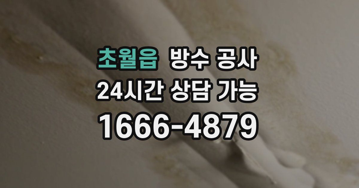 초월읍 누수탐지