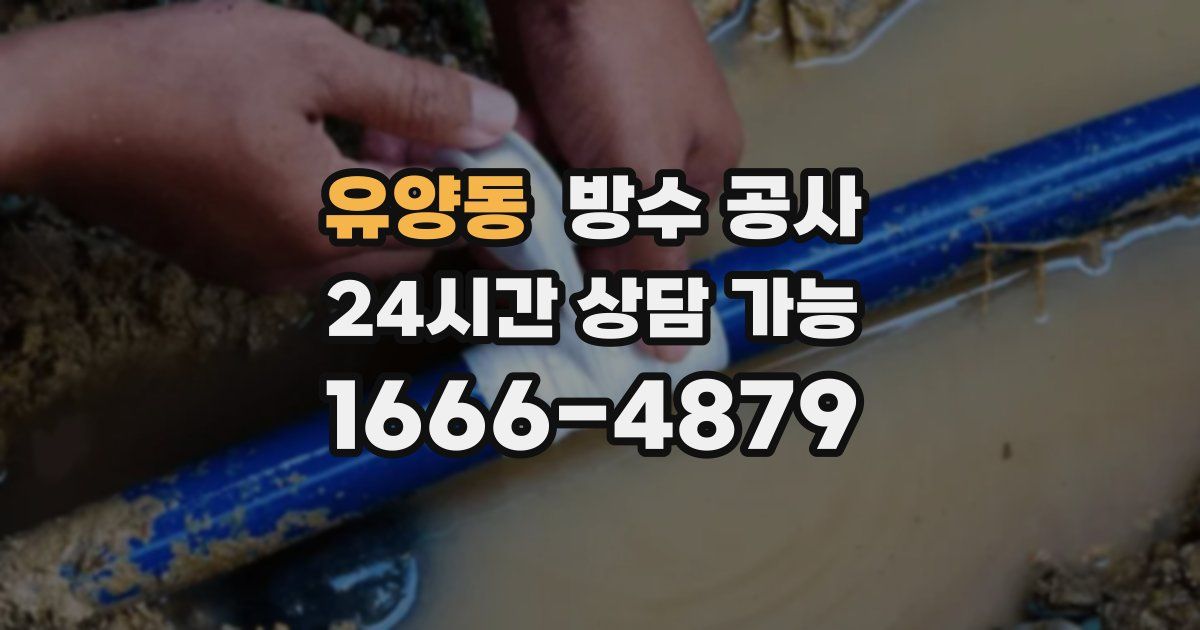 유양동 누수탐지