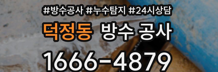 덕정동 방수 공사