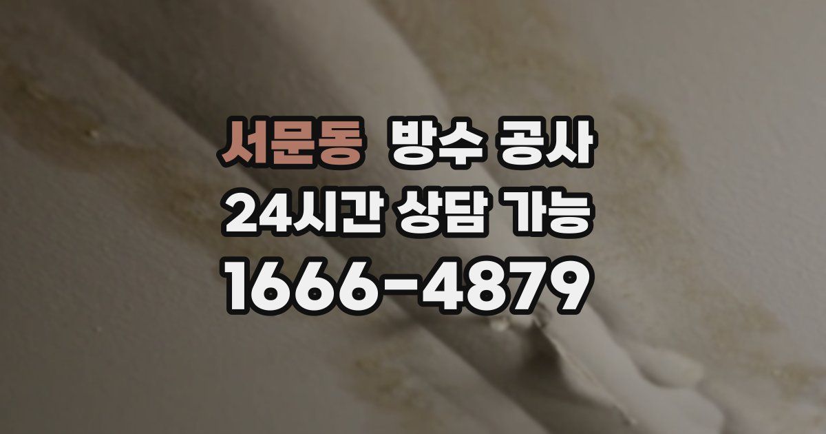 서문동 누수탐지