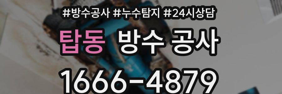 탑동 방수 공사