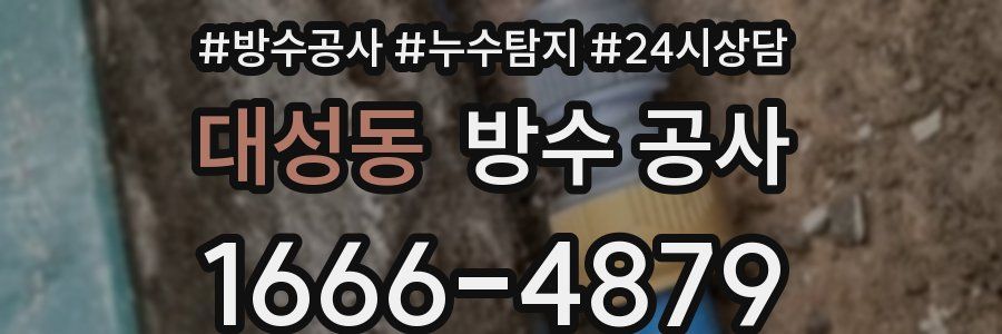 대성동 방수 공사