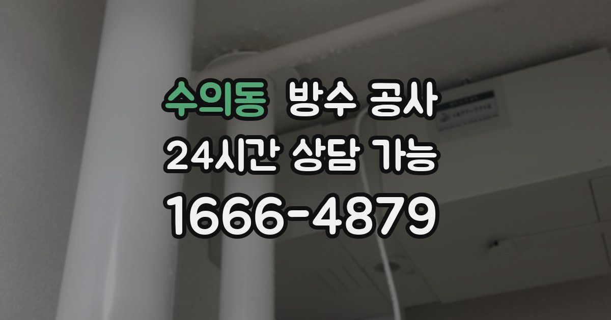 수의동 누수탐지