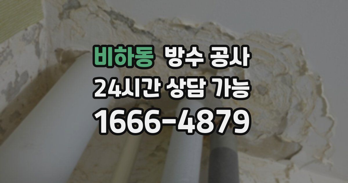 비하동 누수탐지