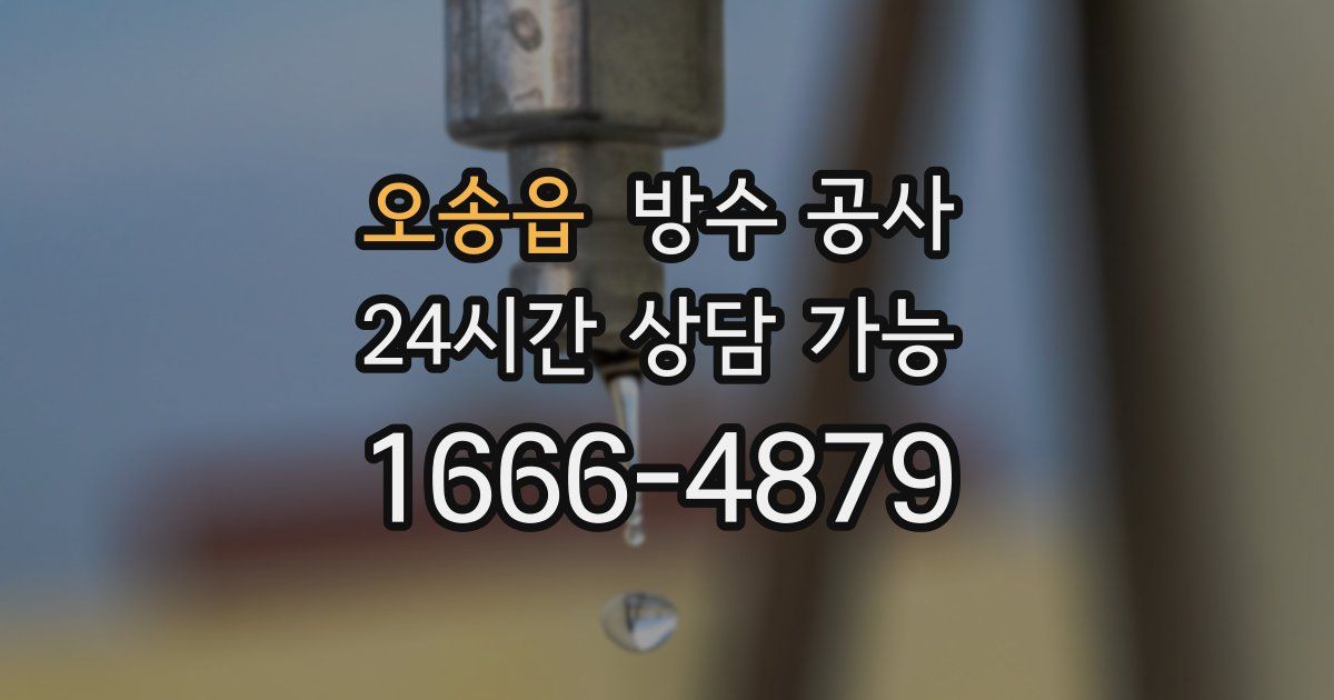 오송읍 누수탐지