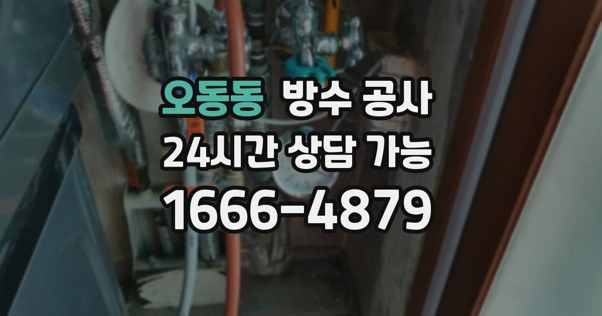 오동동 누수탐지