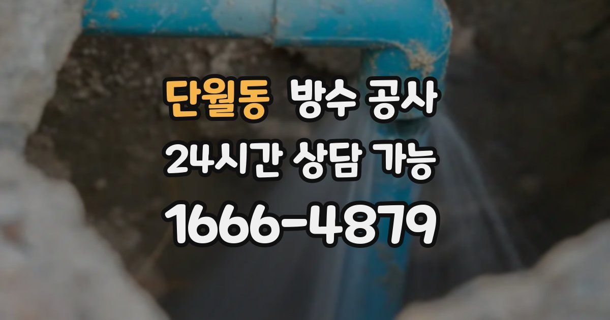 단월동 누수탐지