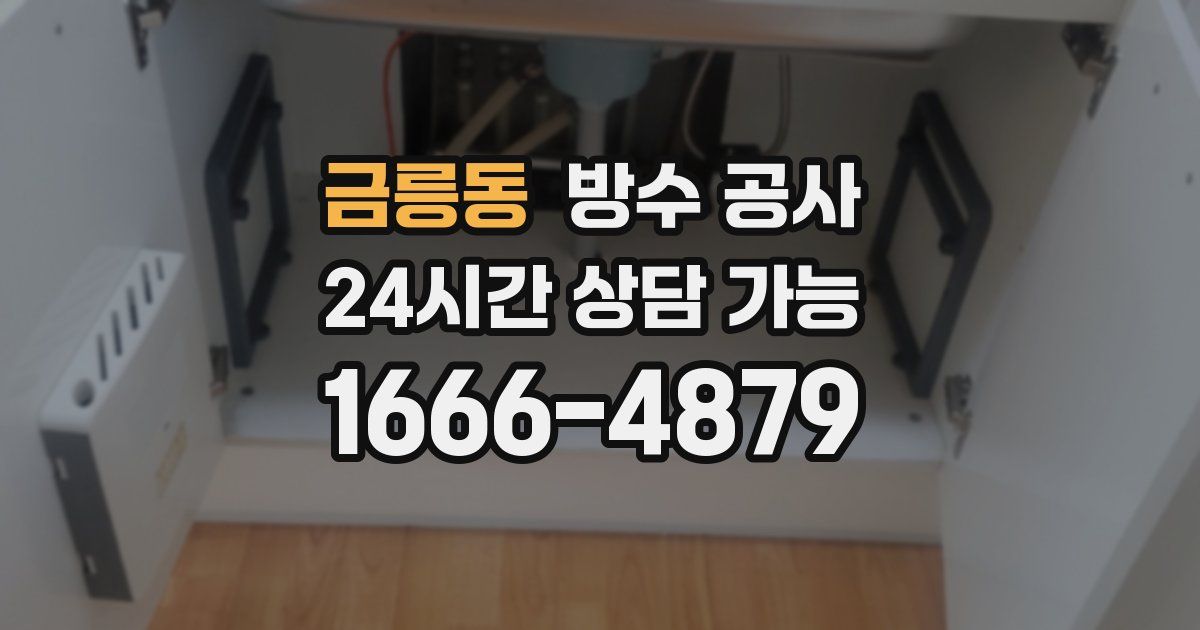 금릉동 누수탐지