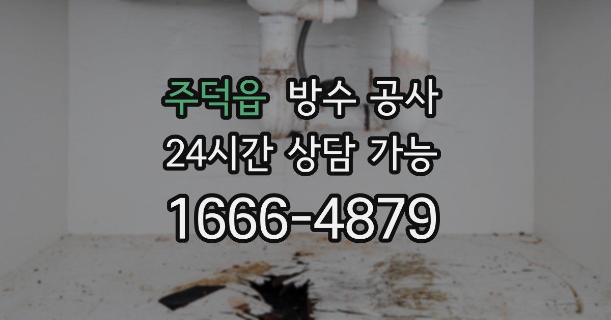 주덕읍 누수탐지