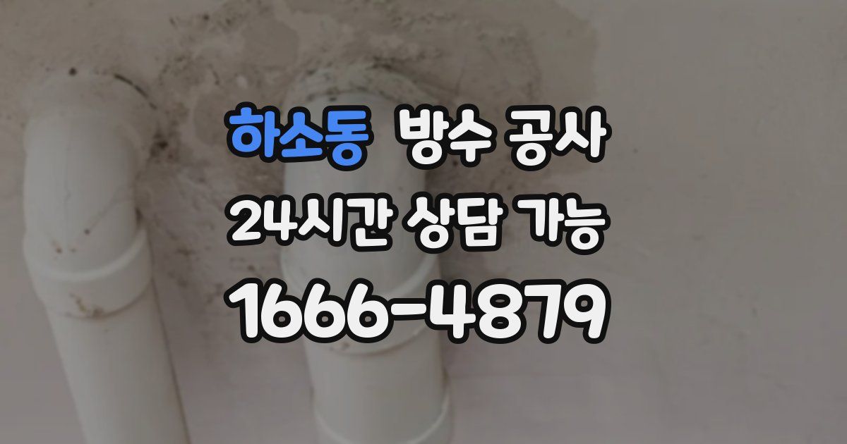 하소동 누수탐지