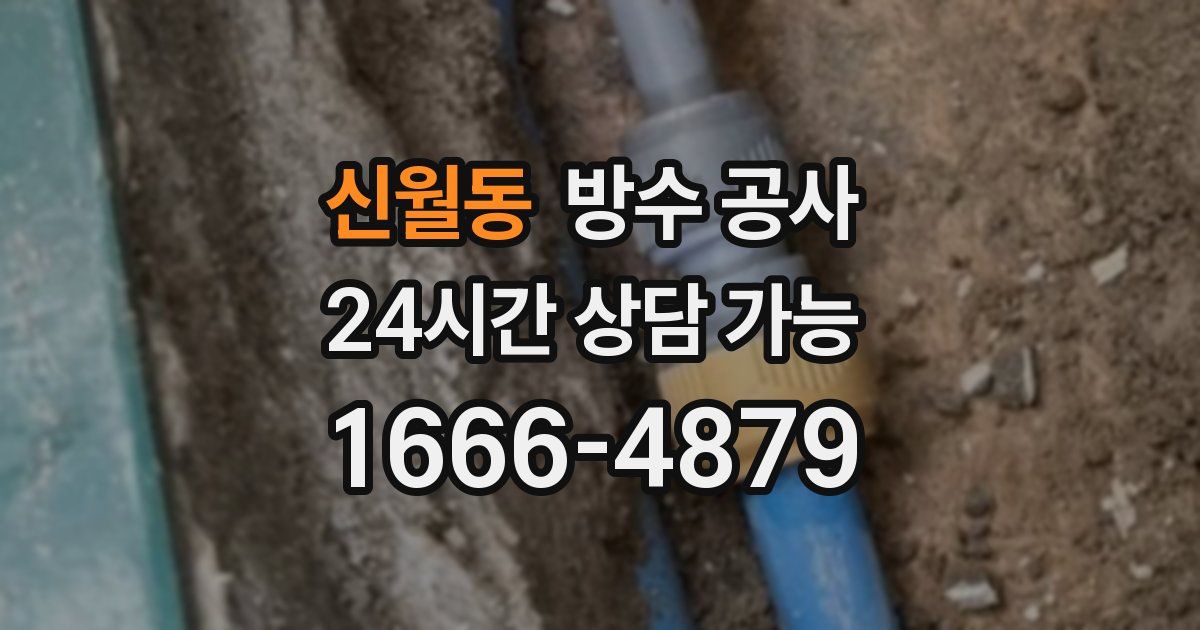 신월동 누수탐지