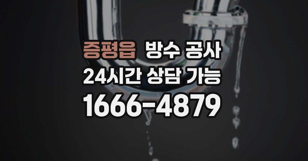 증평읍 누수탐지