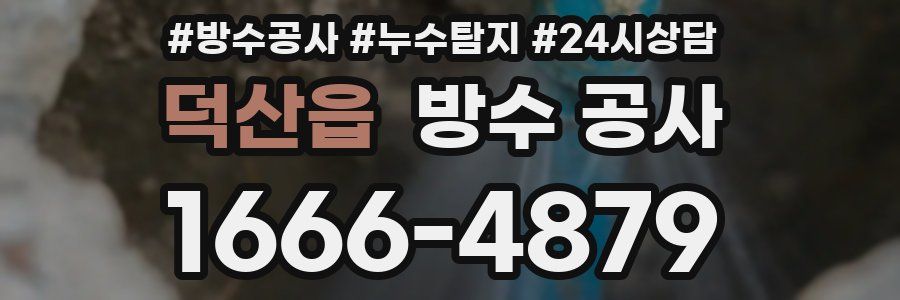 덕산읍 방수 공사