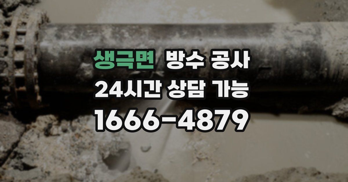 생극면 누수탐지