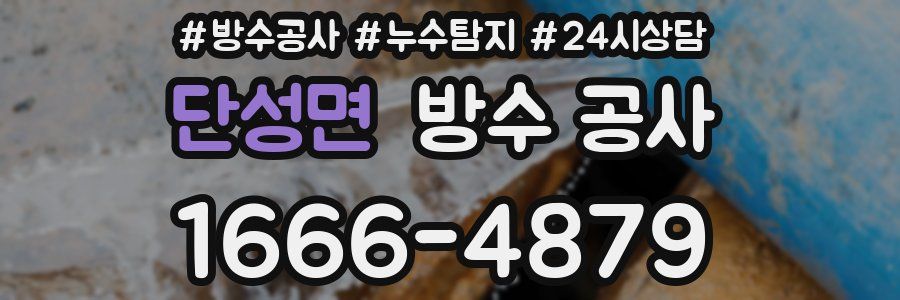 단성면 방수 공사