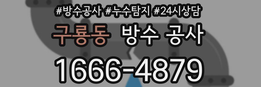 구룡동 방수 공사