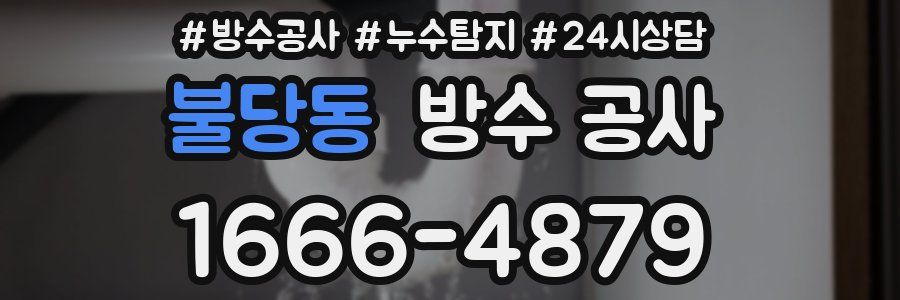 불당동 방수 공사