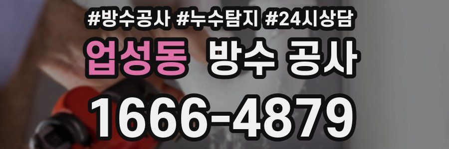 업성동 방수 공사