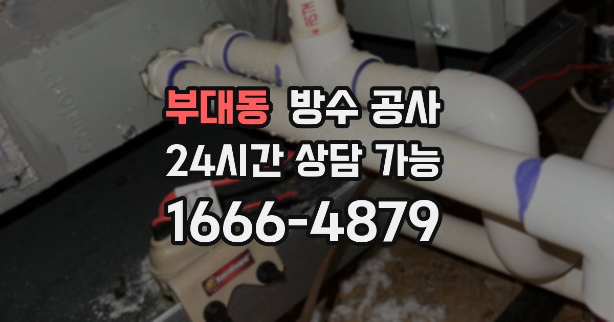 부대동 누수탐지