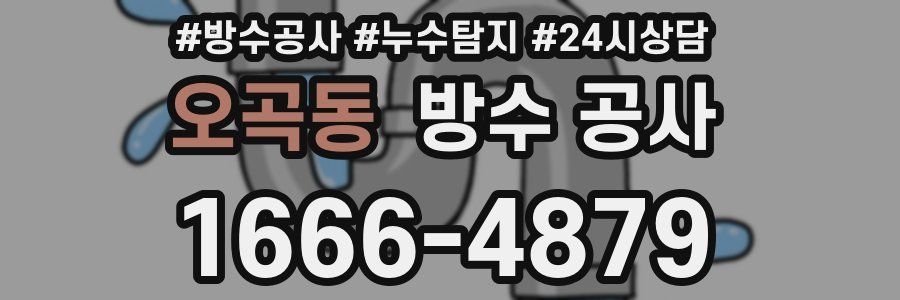 오곡동 방수 공사