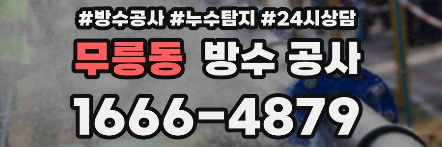 무릉동 방수 공사