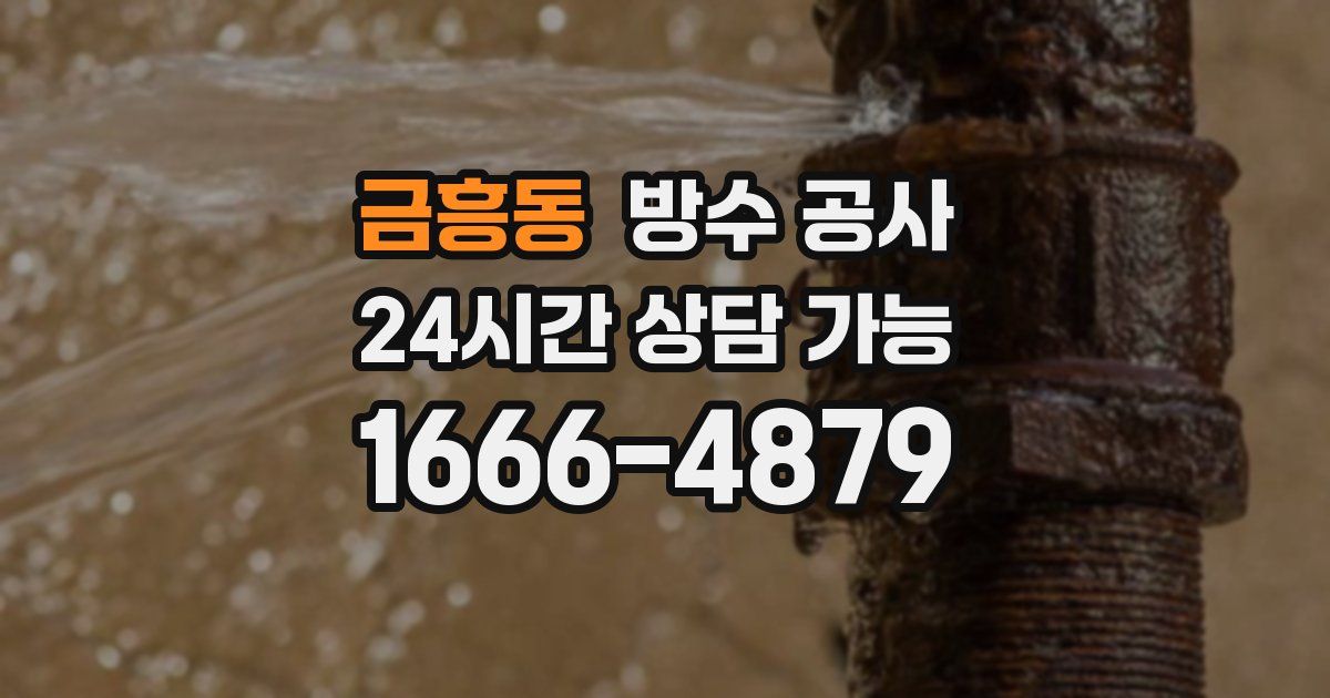 금흥동 누수탐지