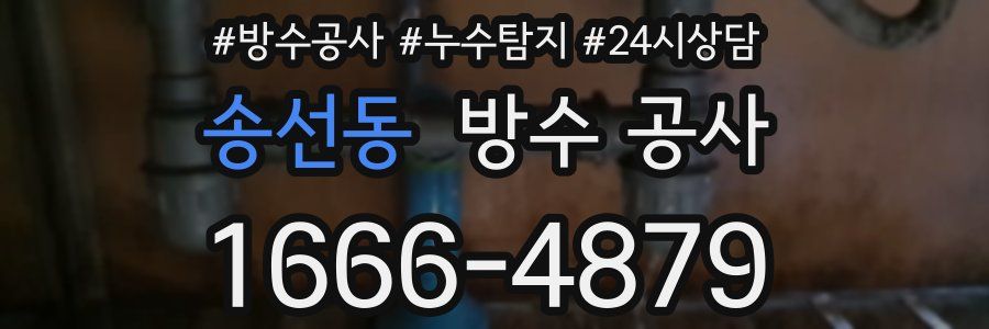 송선동 방수 공사