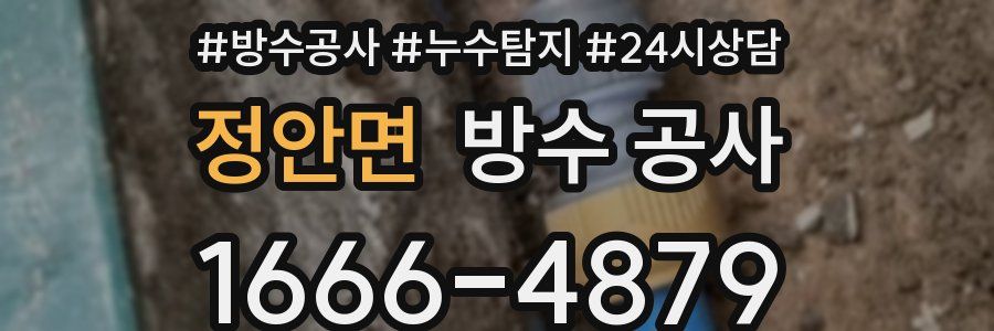 정안면 방수 공사