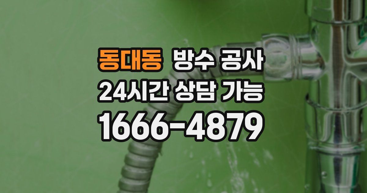 동대동 누수탐지