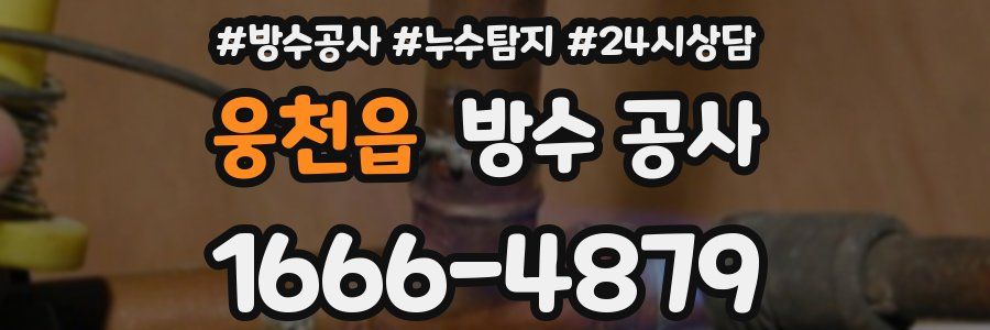 웅천읍 방수 공사