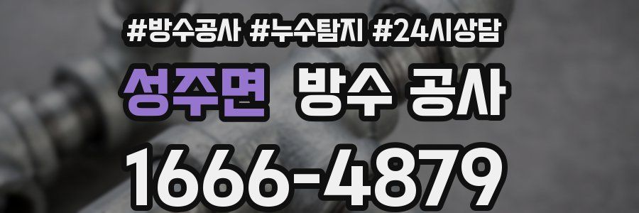 성주면 방수 공사