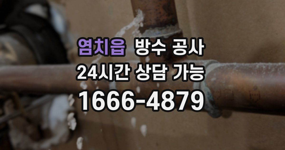 염치읍 누수탐지