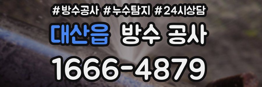 대산읍 방수 공사