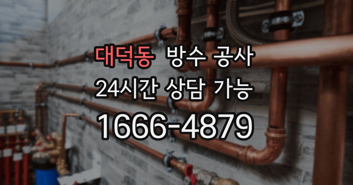 대덕동 누수탐지