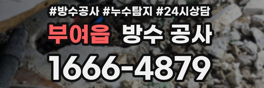 부여읍 방수 공사