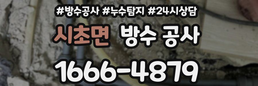 시초면 방수 공사