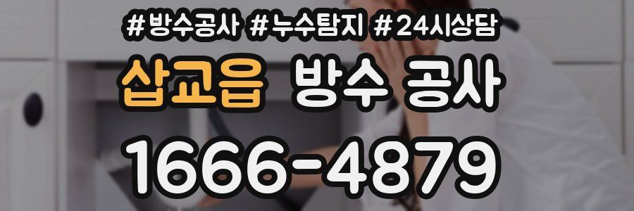 삽교읍 방수 공사