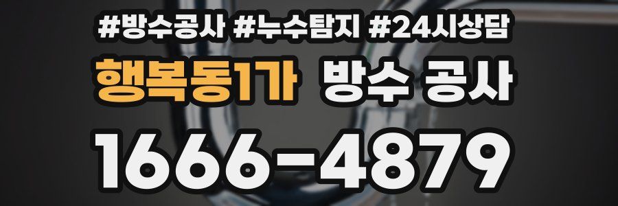 행복동1가 방수 공사