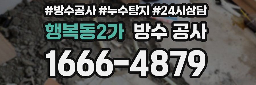 행복동2가 방수 공사
