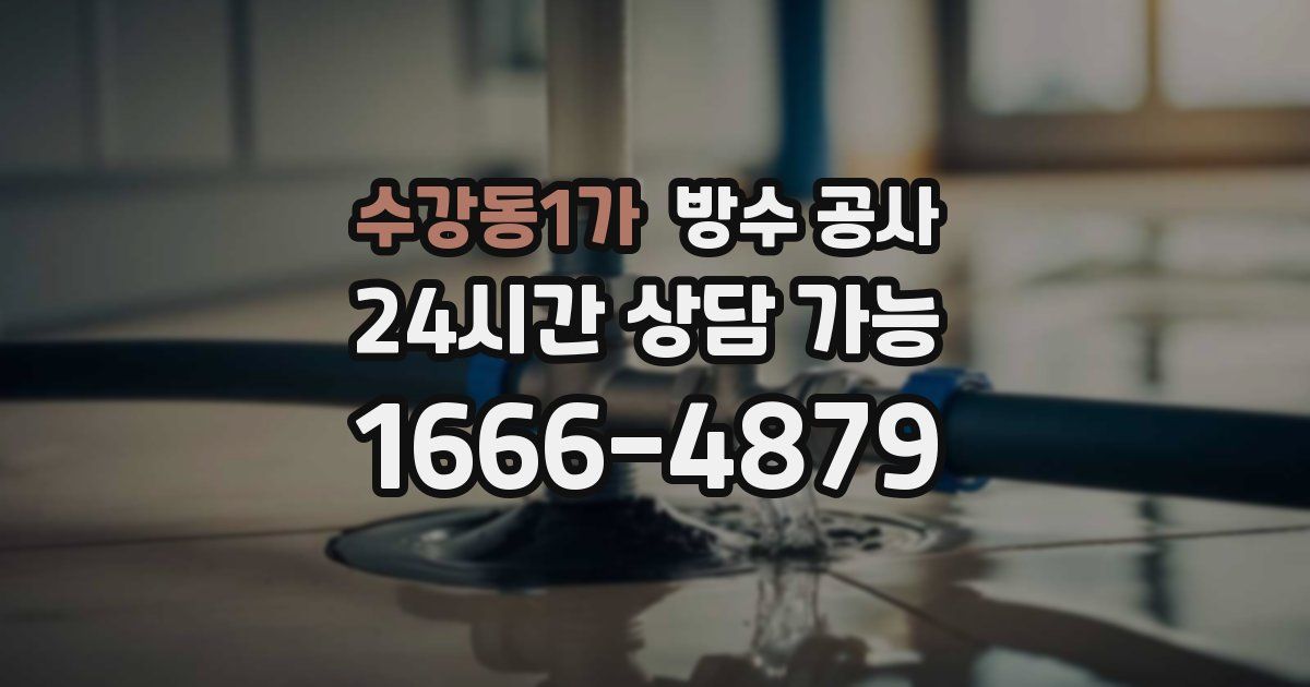 수강동1가 누수탐지