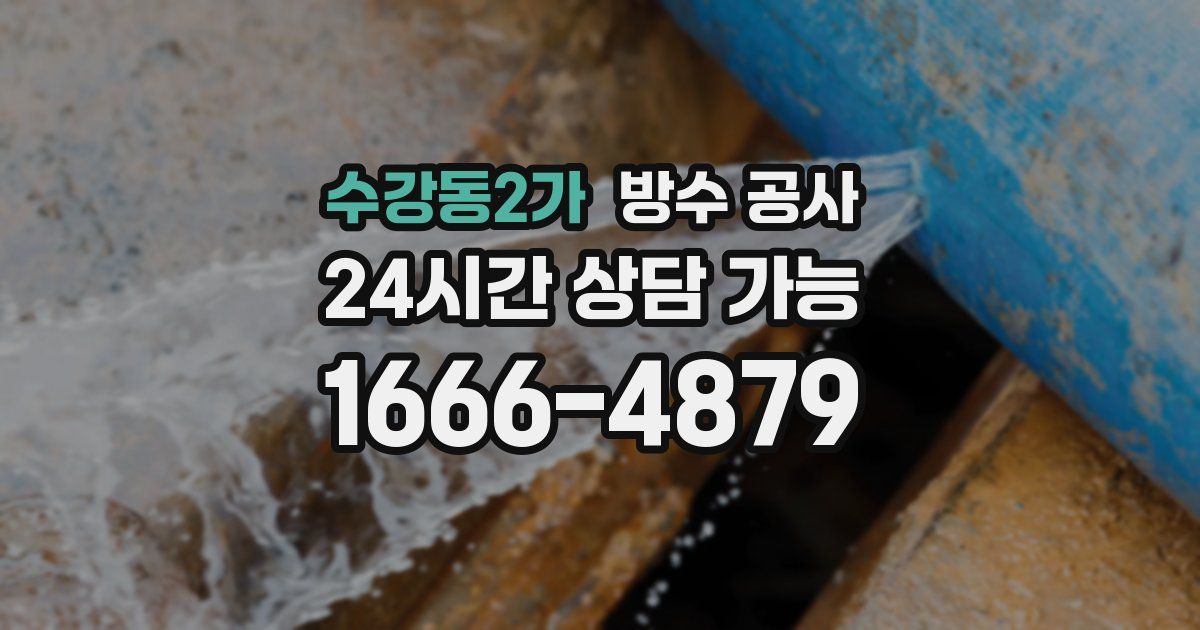 수강동2가 누수탐지