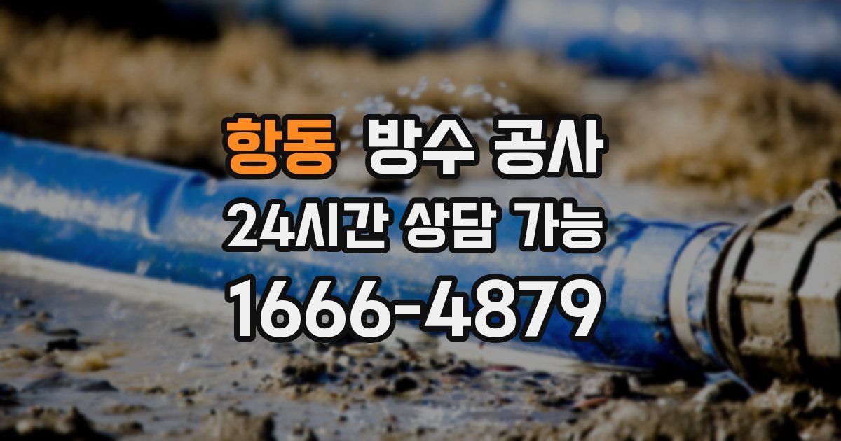 항동 누수탐지